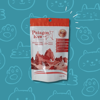 SNACK PATAGON RAW PERRO SALMÓN AUSTRAL