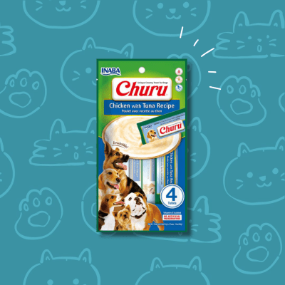Snack Perro Churu Perro 4 Piezas Pollo con Atún