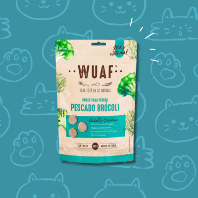 Snack Perro Pescado Brocoli