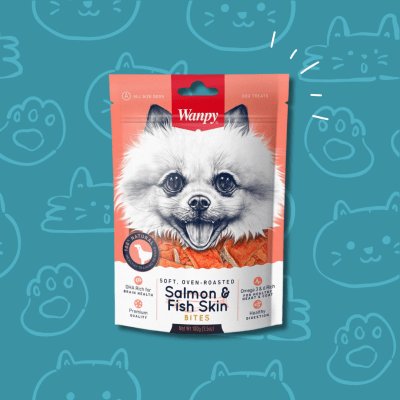 Snack Perro Wanpy Salmón Y Fish 100 grs