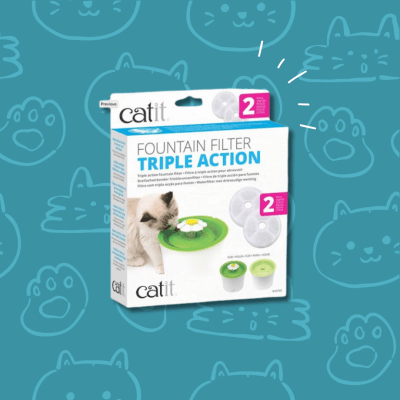Catit Filtro Para Fuente Bebedera 1.5 Litros Gatos 3 Unidades