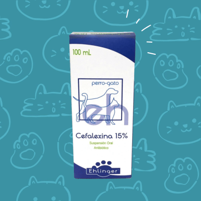 Cefalexina 15% suspensión oral x 100 ml