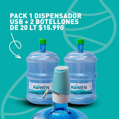 Bomba USB + 2 Botellones