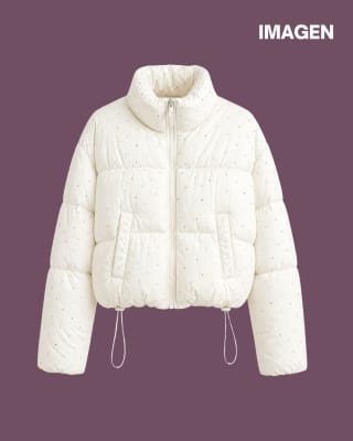 PARKA CROP STRASS
