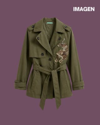 TRENCH CORTO ACOLCHADO
