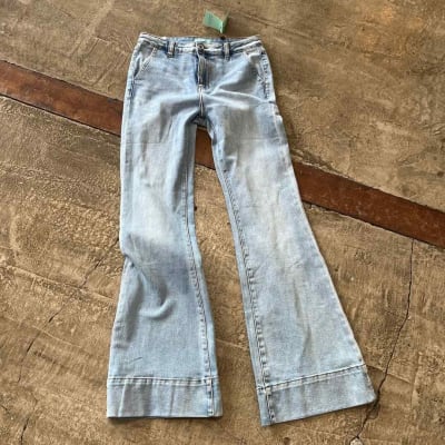 JEANS BOL ARGENT
