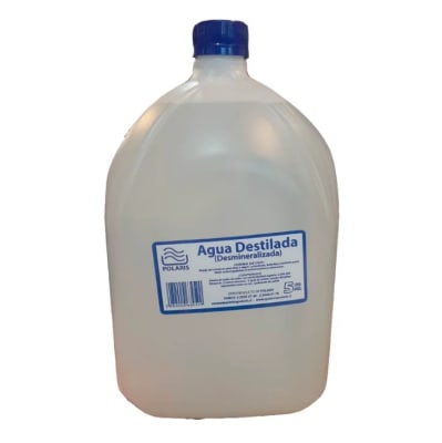 Agua Destilada 5 L.