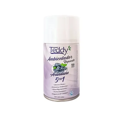 Ambiental 250 ml. Repuesto Maquina Arándano Teddy