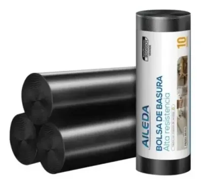 Bolsa Basura Negra 50x70 cm. 10+1 U. Aileda