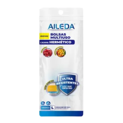 Bolsa Multiuso con Cierre Hermético 27x31 - 15 U. (L) Aileda