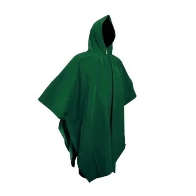 Capa Para Lluvia PVC Verde