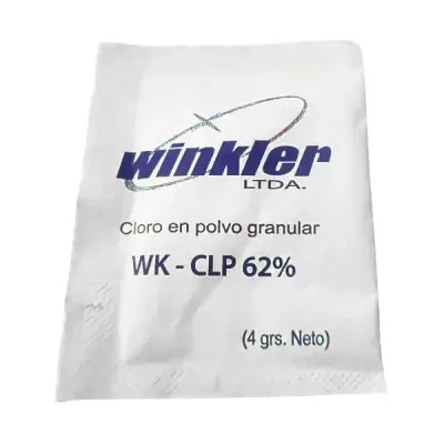 Cloro Granulado 60 Sachet de 4 Gramos Winkler