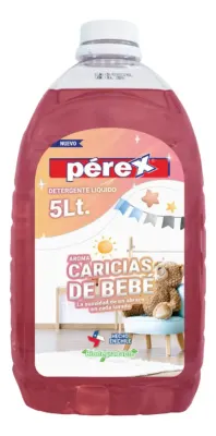 Detergente Liquido Ecologico Caricias de Bebe 5 L. Perex