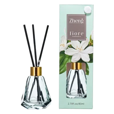 Difusor de Perfume 80 ml. + 3 Varillas Aroma Gardenia Zheng