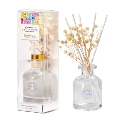 Difusor de Perfume 90 ml. Lavanda Aileda
