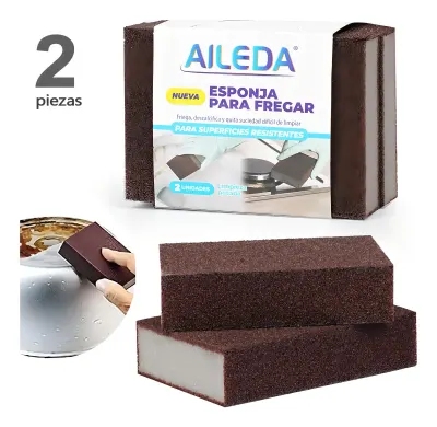 Esponja Rustica Para Superficies Resistentes 2 U. Aileda