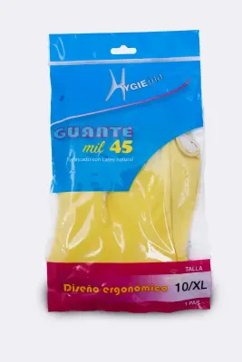 Guantes Amarillos Látex T/M Hygieina
