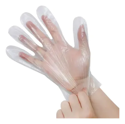 Guantes Plásticos Desechables T/L x 100 unidades