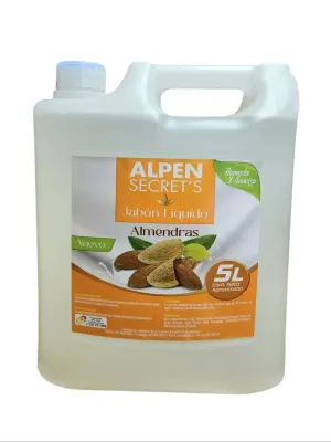 Jabón Liquido Almendras 5 L.