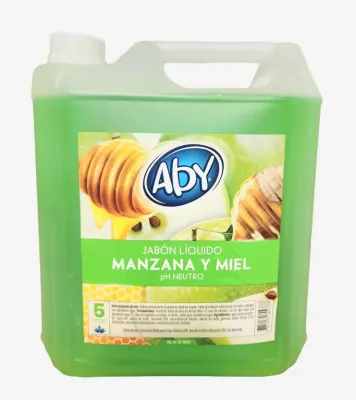 Jabón Liquido Manzana y Miel 5 L.