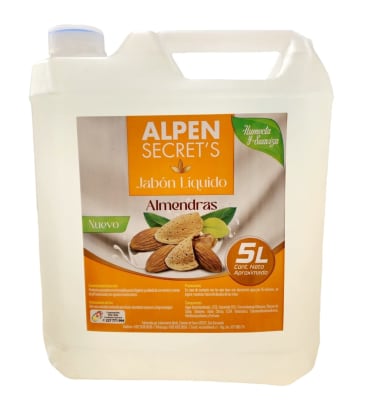 Jabón Liquido Almendras 5 L.
