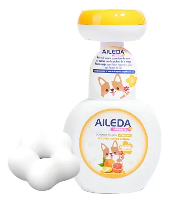 Jabon de Manos Infantil Aroma Citricos 300 ml. Aileda