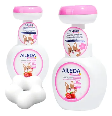 Jabon de Manos Infantil Aroma Frutilla 300 ml. Aileda