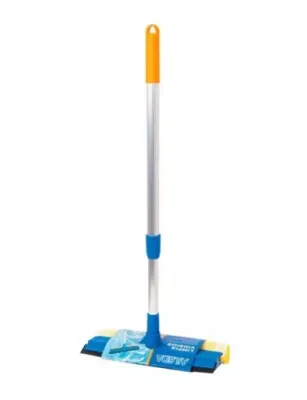 Limpia Vidrios de Aluminio con Manfo Retractil y Esponja 25x73 cm. Aileda