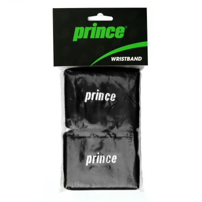 Muñequera PRINCE DOBLE Negra