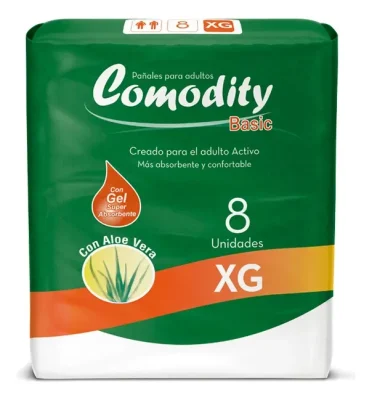 Pañal Comodity Basic T/XG 8 U.