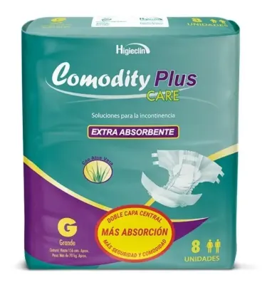 Pañal Comodity Plus T/G 8 U.
