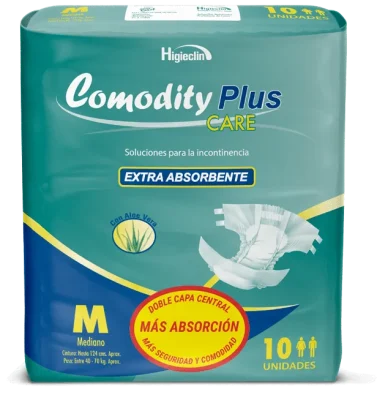 Pañal Comodity Plus T/M 10 U.