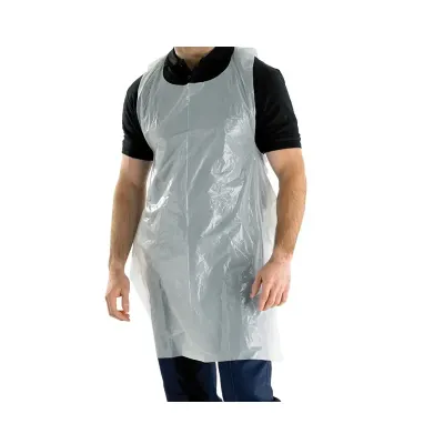 Pechera Desechable Sin Mangas Blanca 100 Unidades