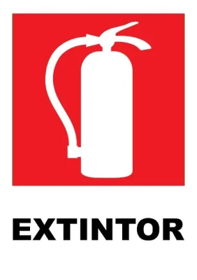 Señalética Adhesiva 30x20 cm. Extintor