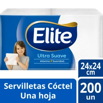 Servilleta Coctek 24x24 cm. 200 U. Elite - 22132