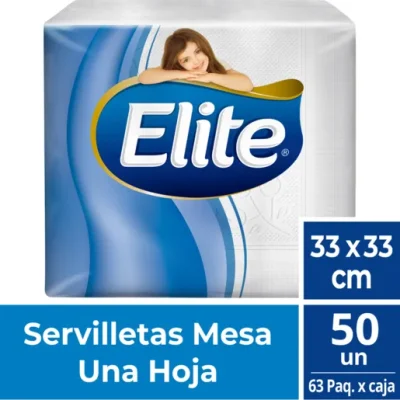 Servilleta Mesa 33x33 cm. 50 U. Elite - 22550