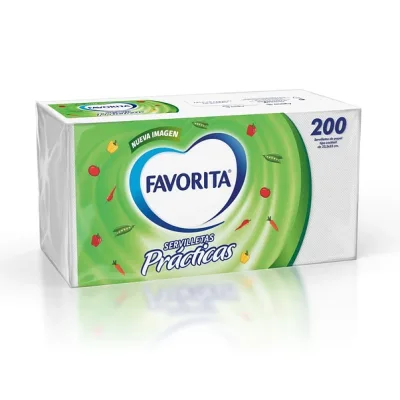Servilleta Práctica 200 Unidades Favorita