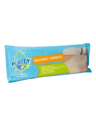 Trapero Húmedo Piso Flotante 12 U. Purity