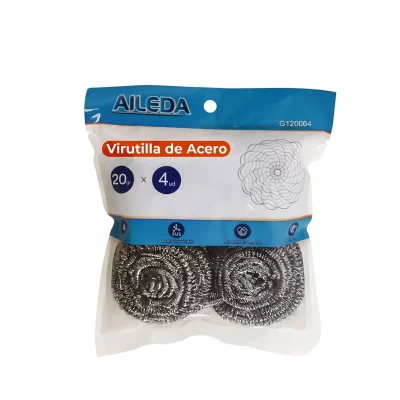 Virutilla de Acero Inoxidable 4 U. Aileda