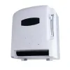 Dispensador Toalla de Papel Industrial Acrílico Blanco con Visor Ovalado1