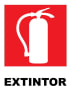 Señalética Adhesiva 30x20 cm. Extintor1