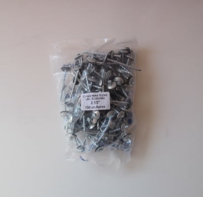 CLAVO TECHO HELIC 2.1/2 BOLSA 100 UN