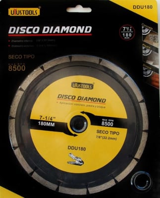 DISCO DIAMANTADO SECO 180 MM