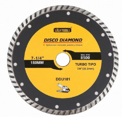 DISCO DIAM. TURBO 7 PULG