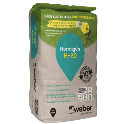 HORMIGON PREP.H-20 SACO 25 KG