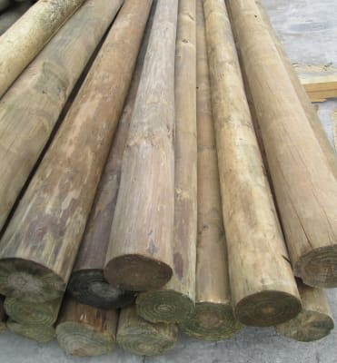 POSTE IMPREGNADO 5 A 6 PULGADAS