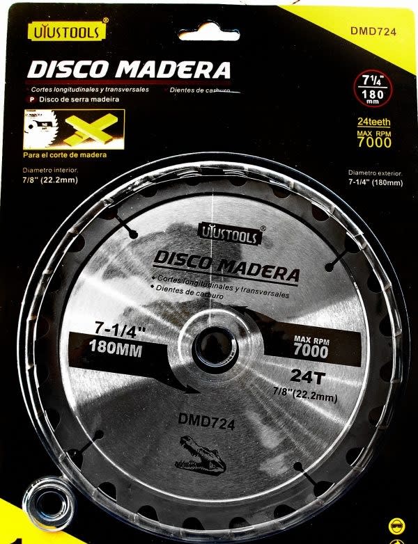 DISCO CORTE MADERA 180MM2