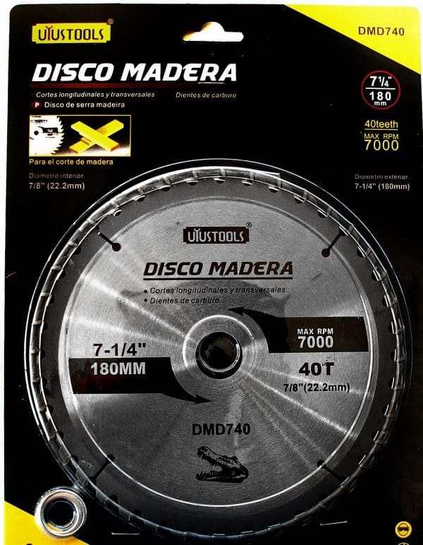 DISCO CORTE MADERA 180MM3