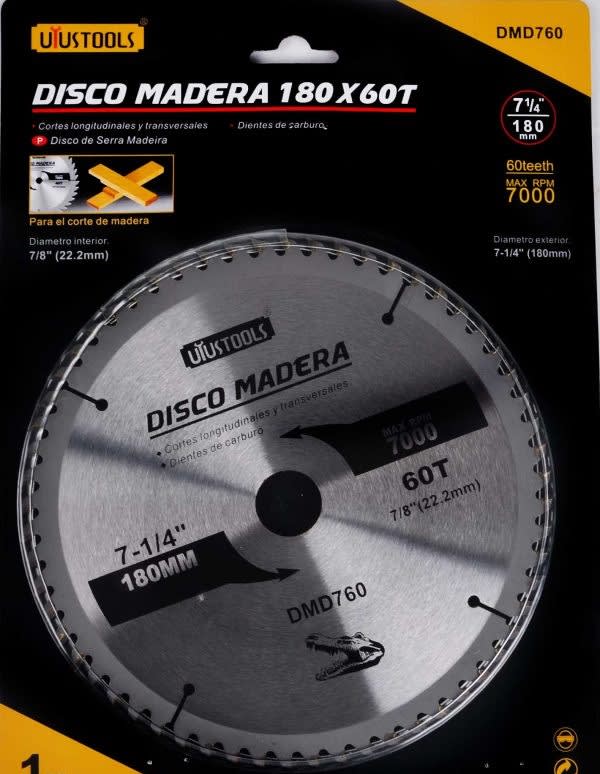 DISCO CORTE MADERA 180MM4