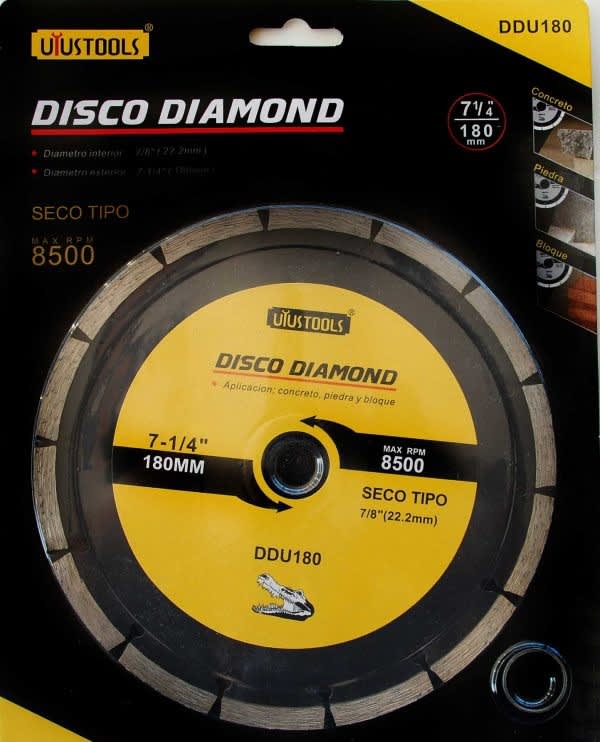 DISCO DIAMANTADO SECO 180 MM1